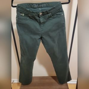 Dark green Yoga Jeans